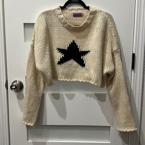 Women’s Mega Star Cropped Sweater